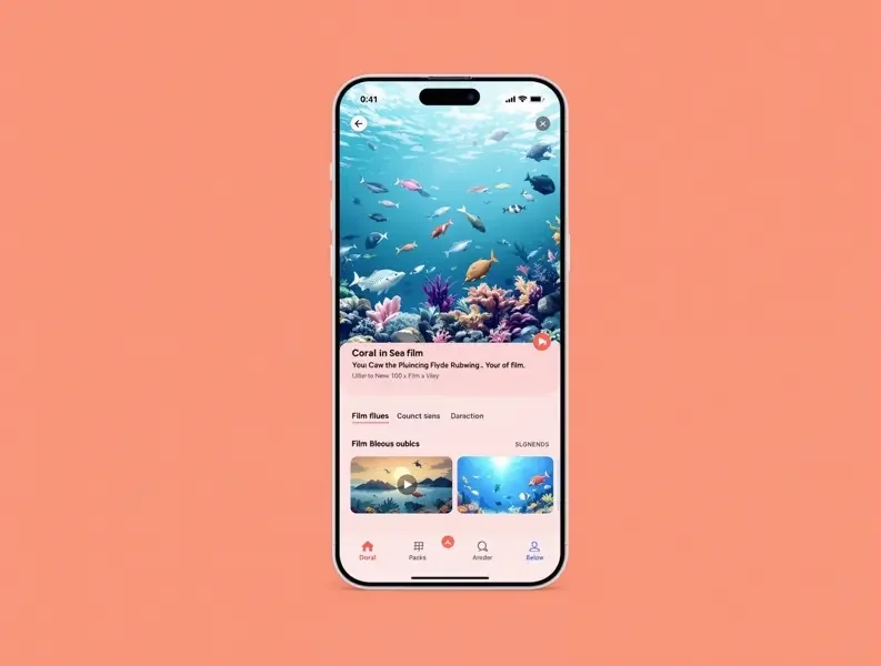 泡泡影视 APP 界面预览